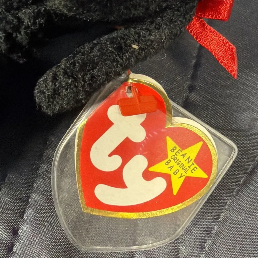 Ty Beanie Babies Collection GiGi Black Poodle Plush w/ Hang Tag 1998 MWMT